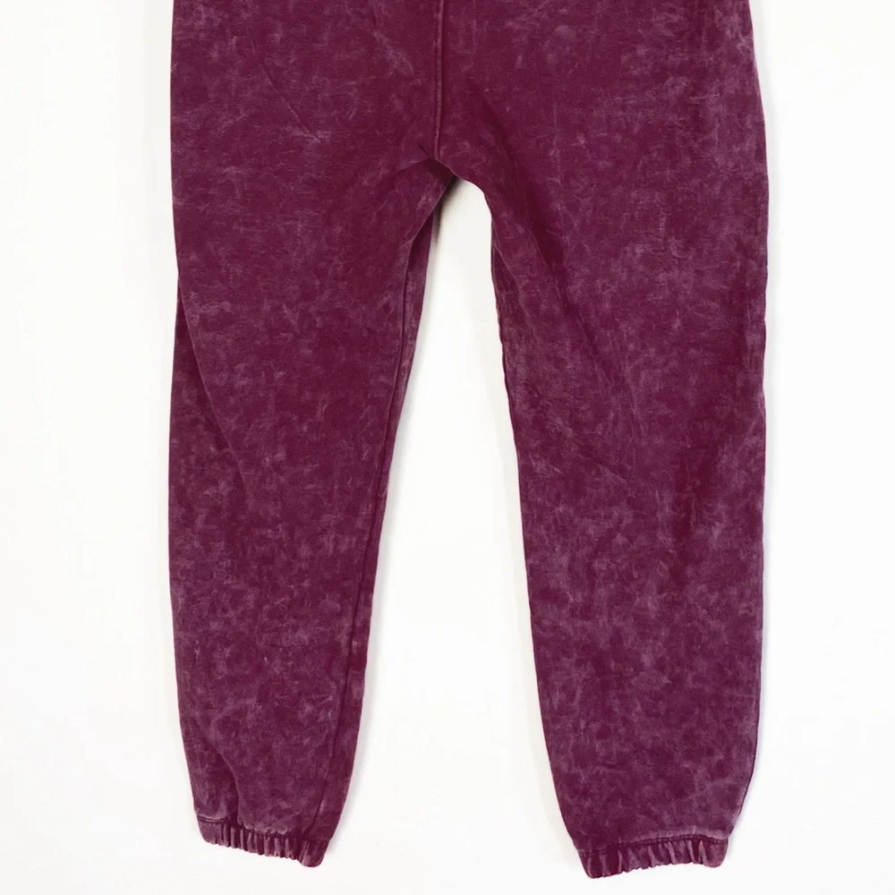 Jordan Flight Fleece Mens Washed Pants Maroon Jogger Pants size L